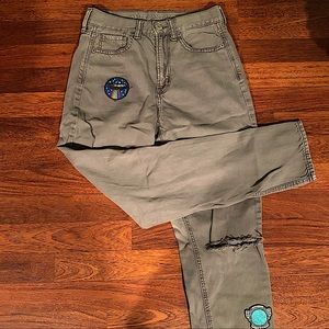 American Eagle mom jeans